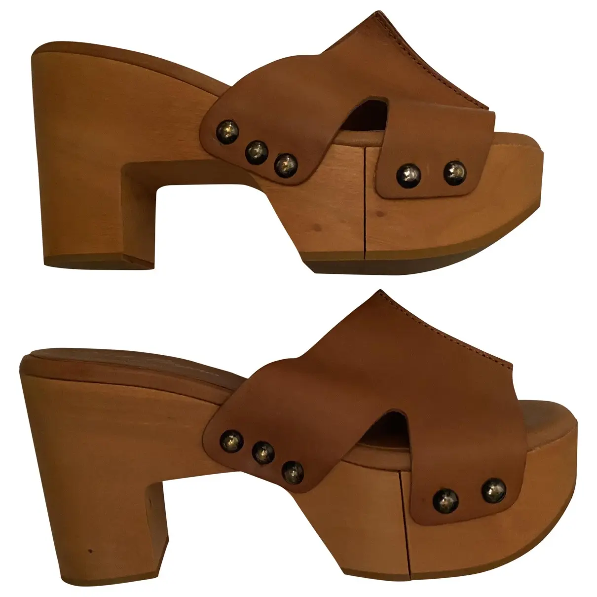 Leather mules & clogs Robert Clergerie