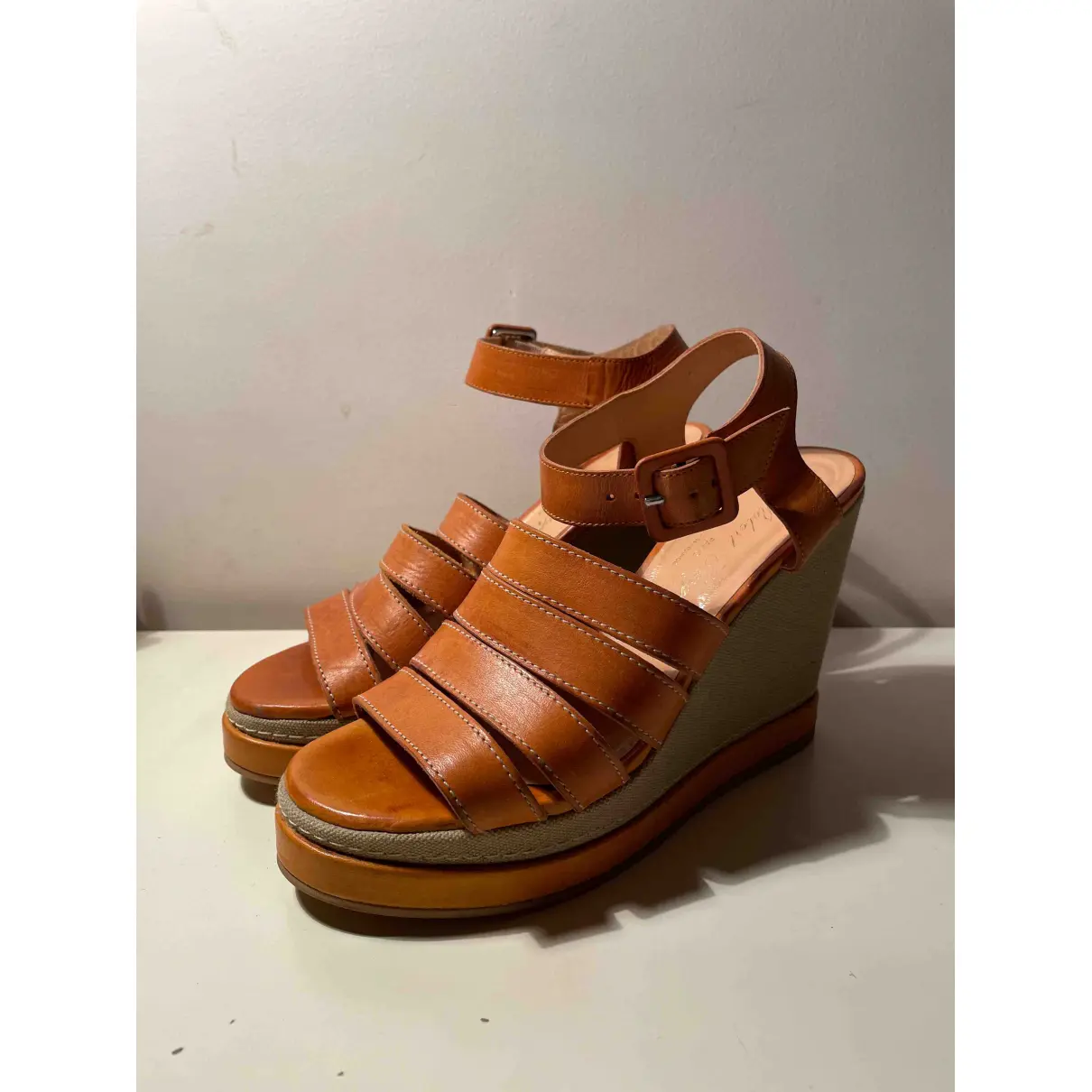 Buy Robert Clergerie Leather sandals online