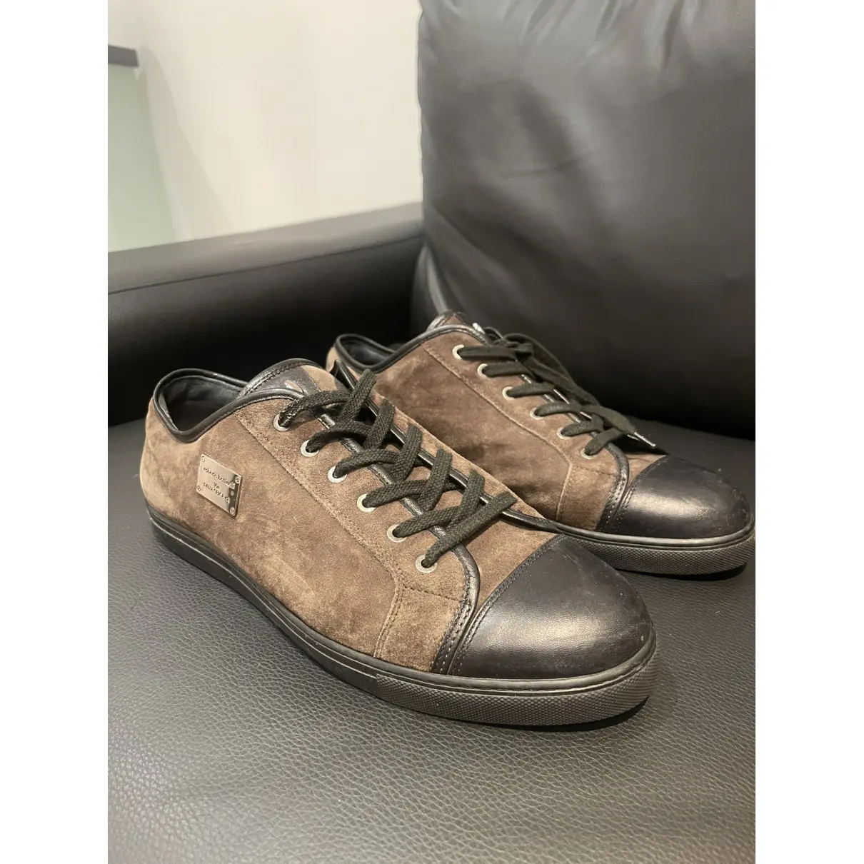 Buy ROBERTO BOTTICELLI Leather low trainers online