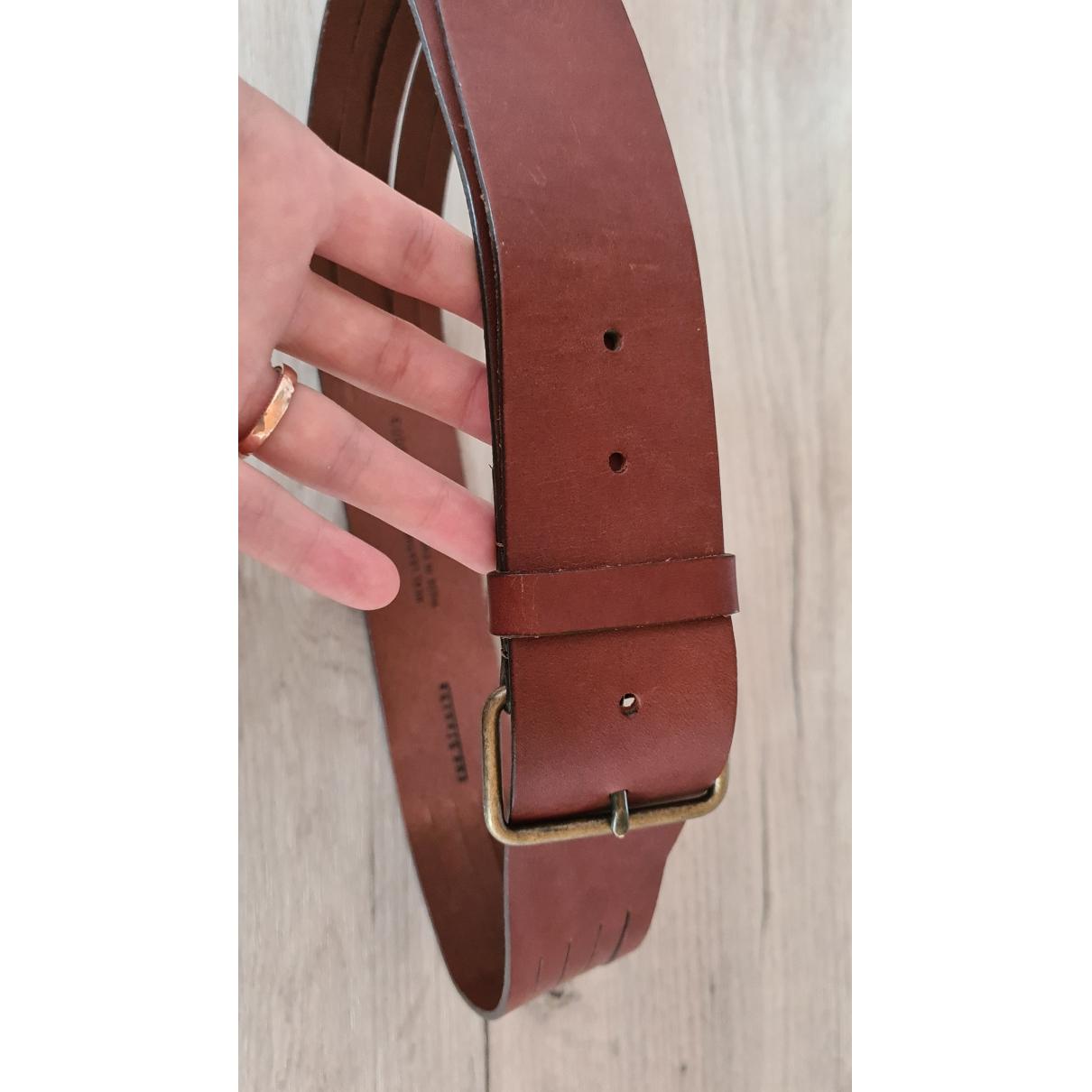 Leather belt Rue Blanche