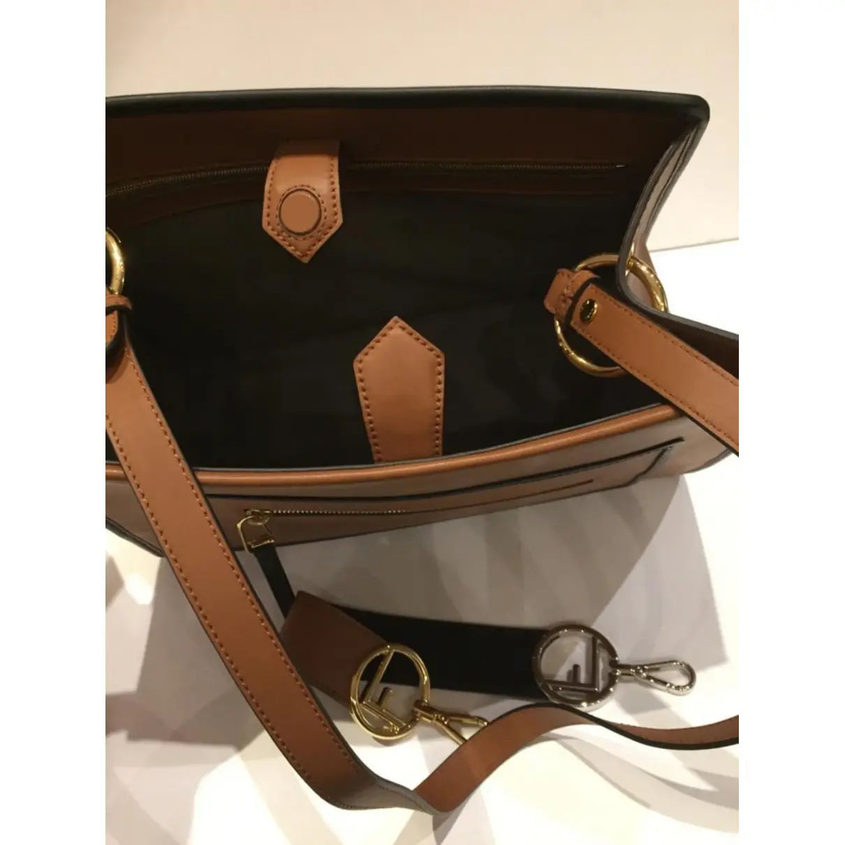 Runaway leather handbag Fendi