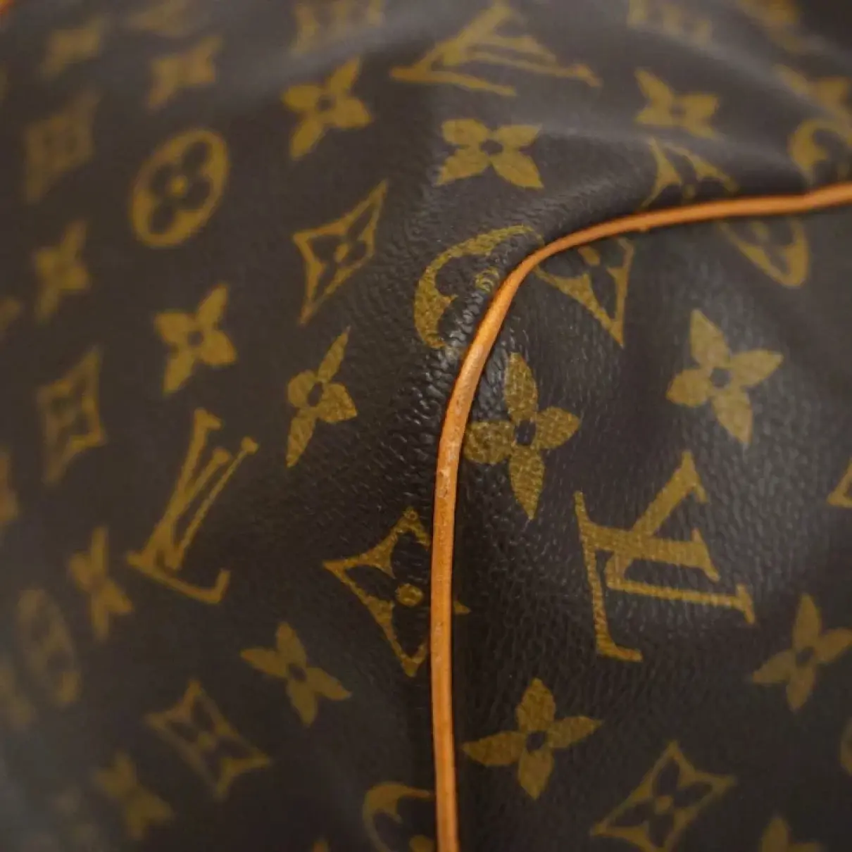 Sac souple leather travel bag Louis Vuitton
