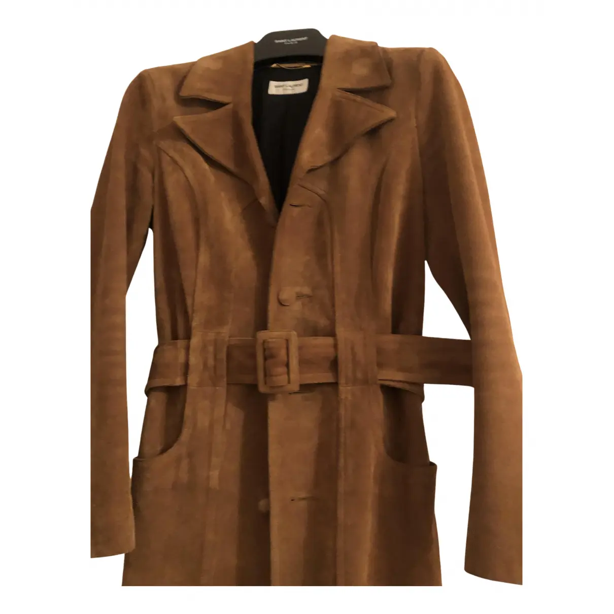 Buy Saint Laurent Leather trench coat online