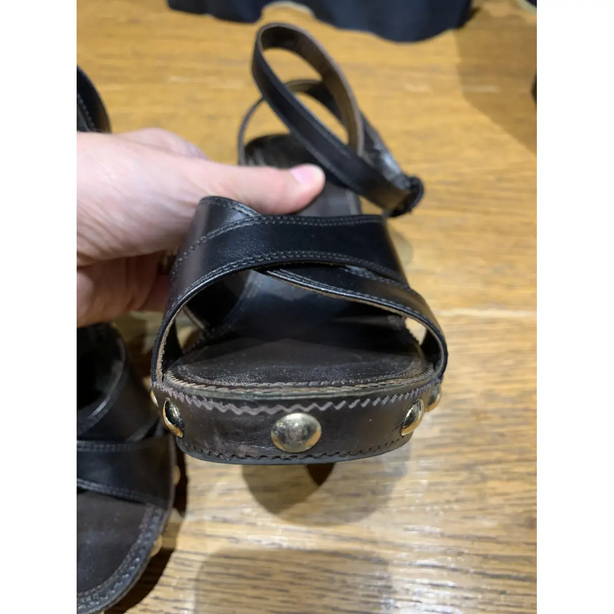Buy Saint Laurent Leather sandals online