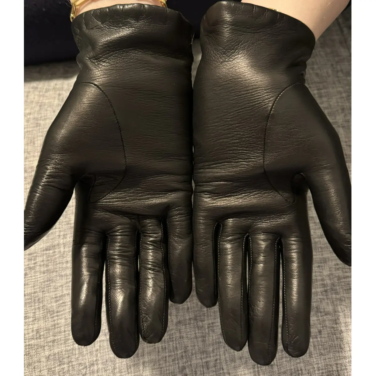 Buy Saks Fifth Avenue Collection Leather gloves online
