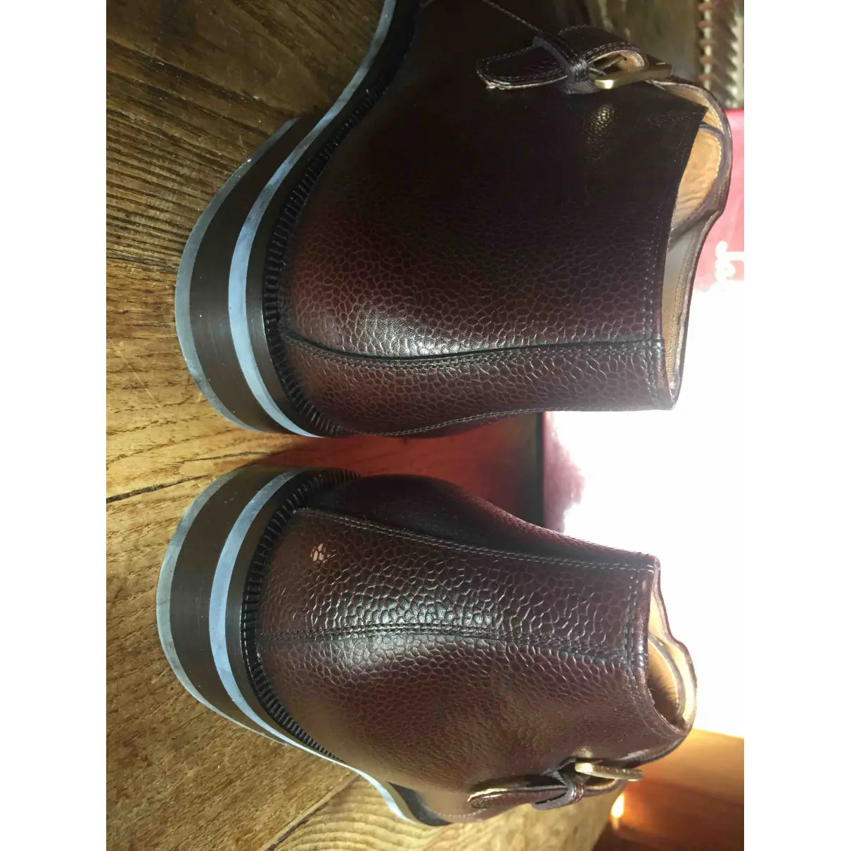 Leather boots Salvatore Ferragamo