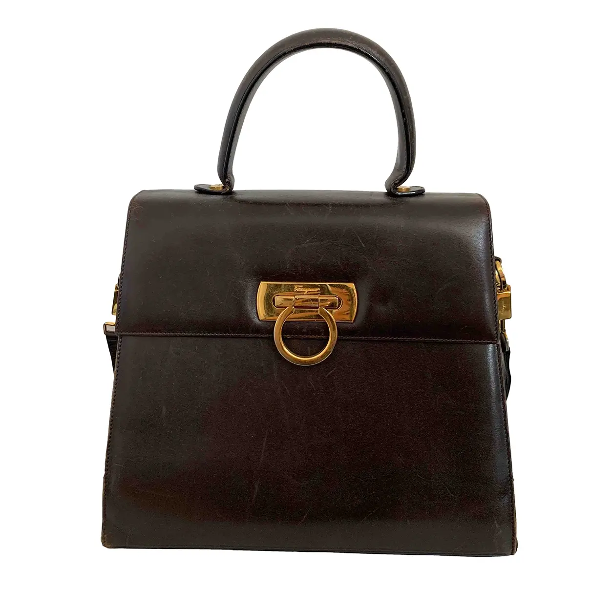 Leather handbag Salvatore Ferragamo - Vintage