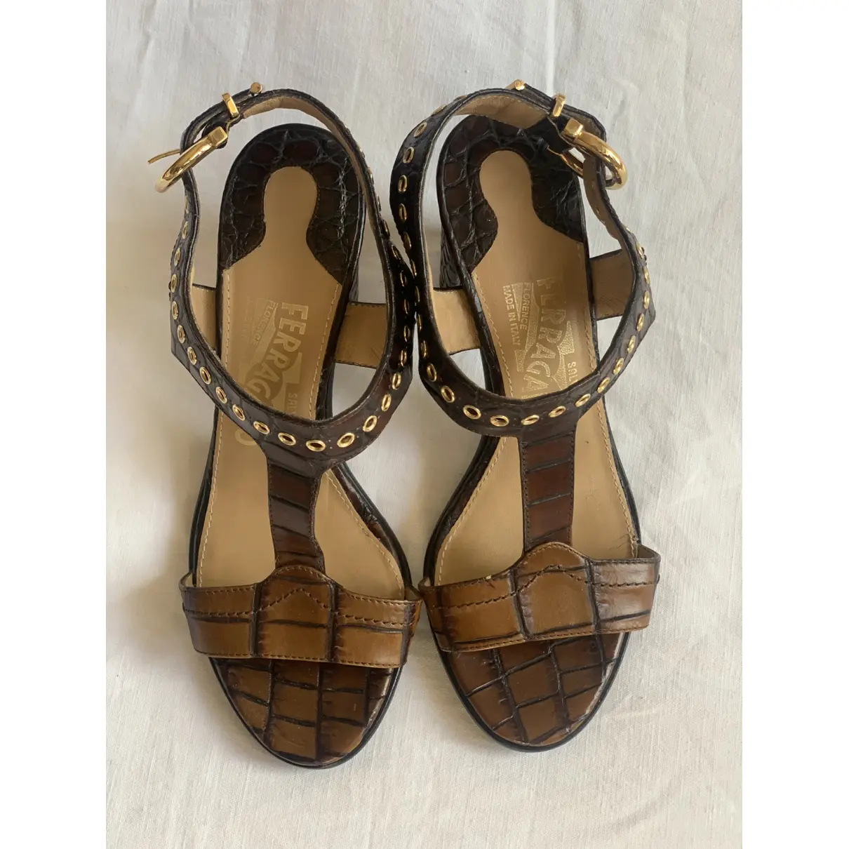 Buy Salvatore Ferragamo Leather sandal online