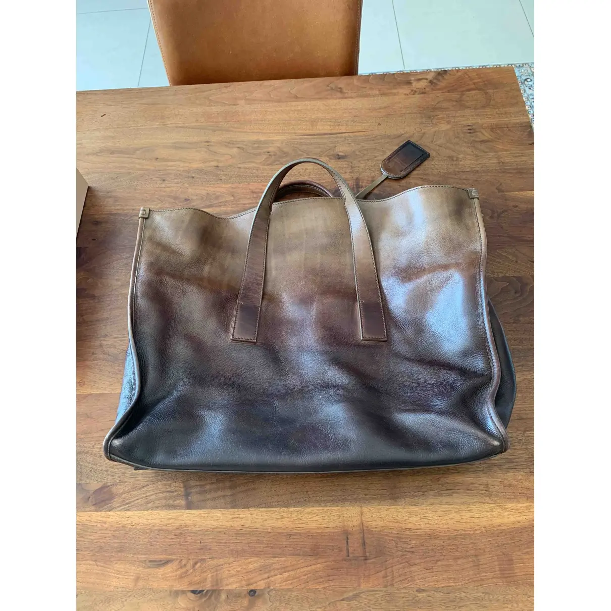Buy Santoni Leather bag online