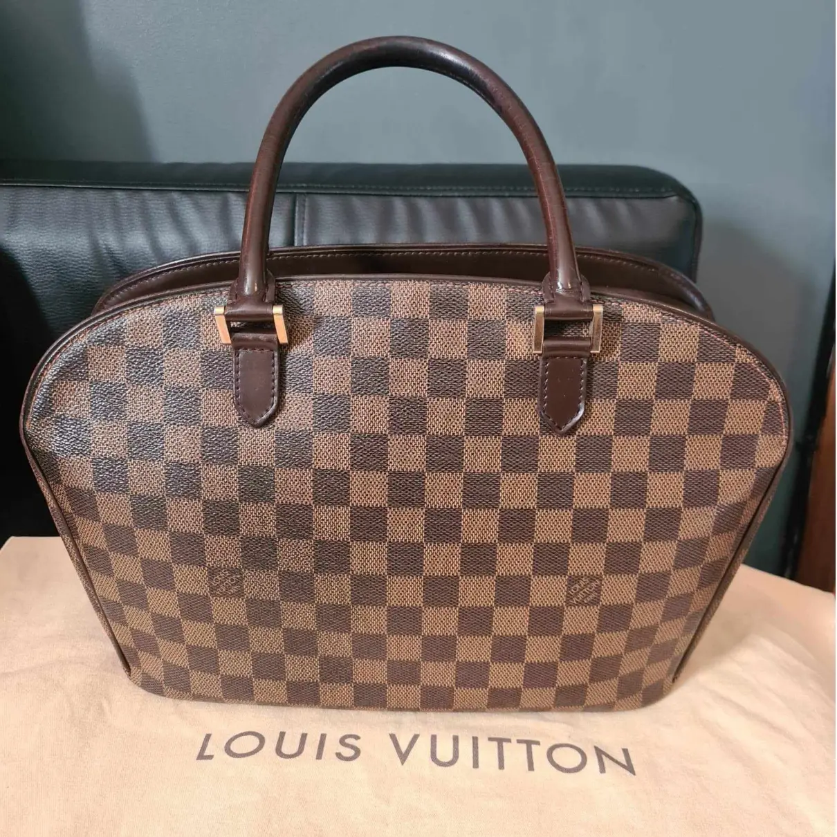 Buy Louis Vuitton Sarria leather satchel online