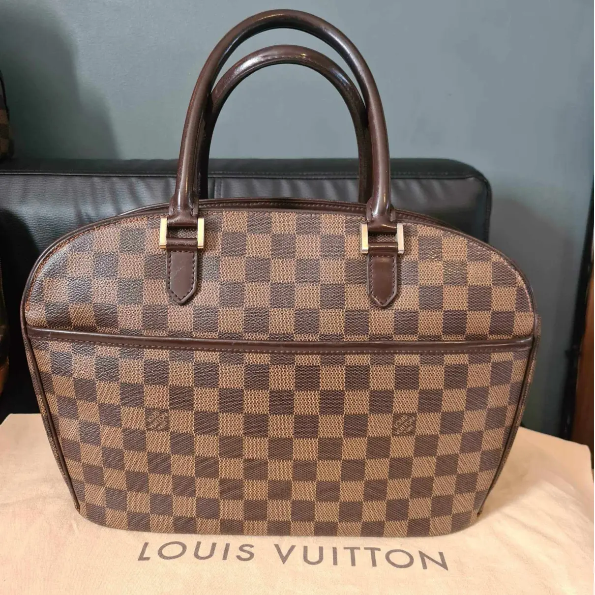 Sarria leather satchel Louis Vuitton