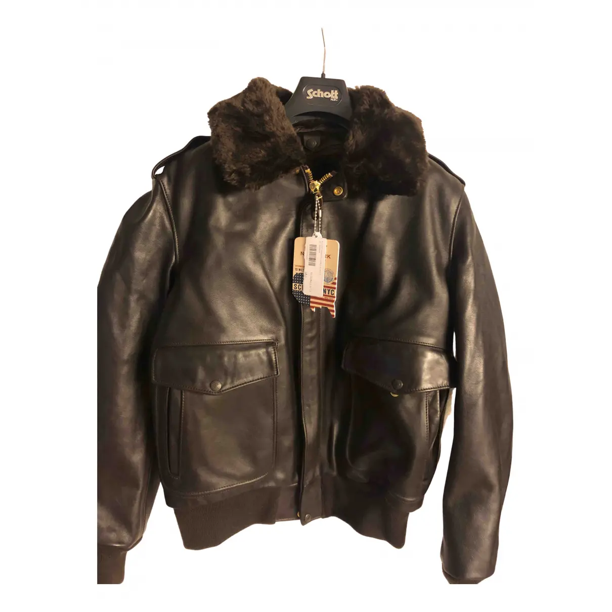 Leather jacket Schott