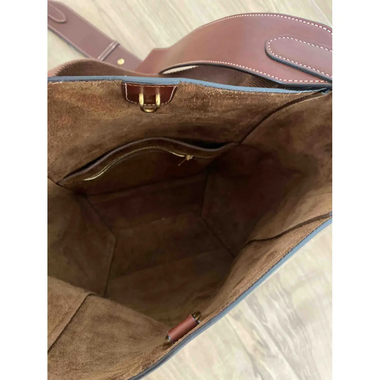 Seau Sangle leather handbag Celine