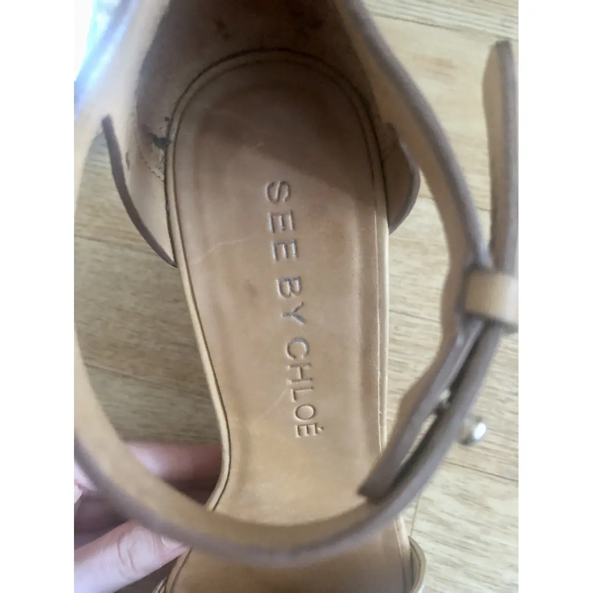 Buy See by Chloé Leather sandals online