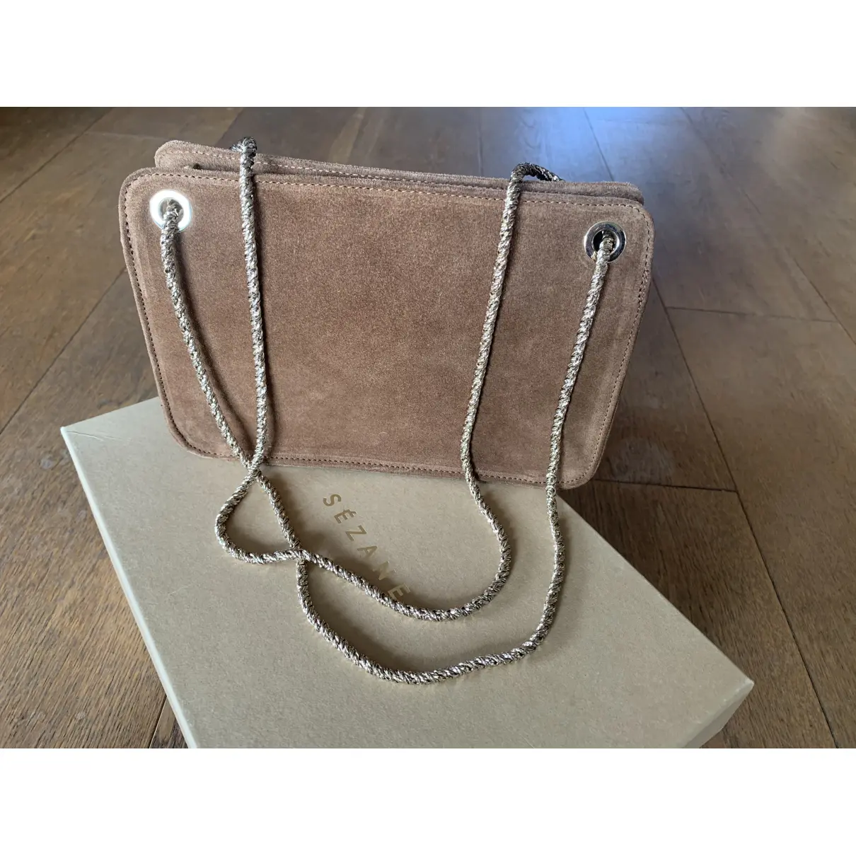 Buy Sézane Leather handbag online