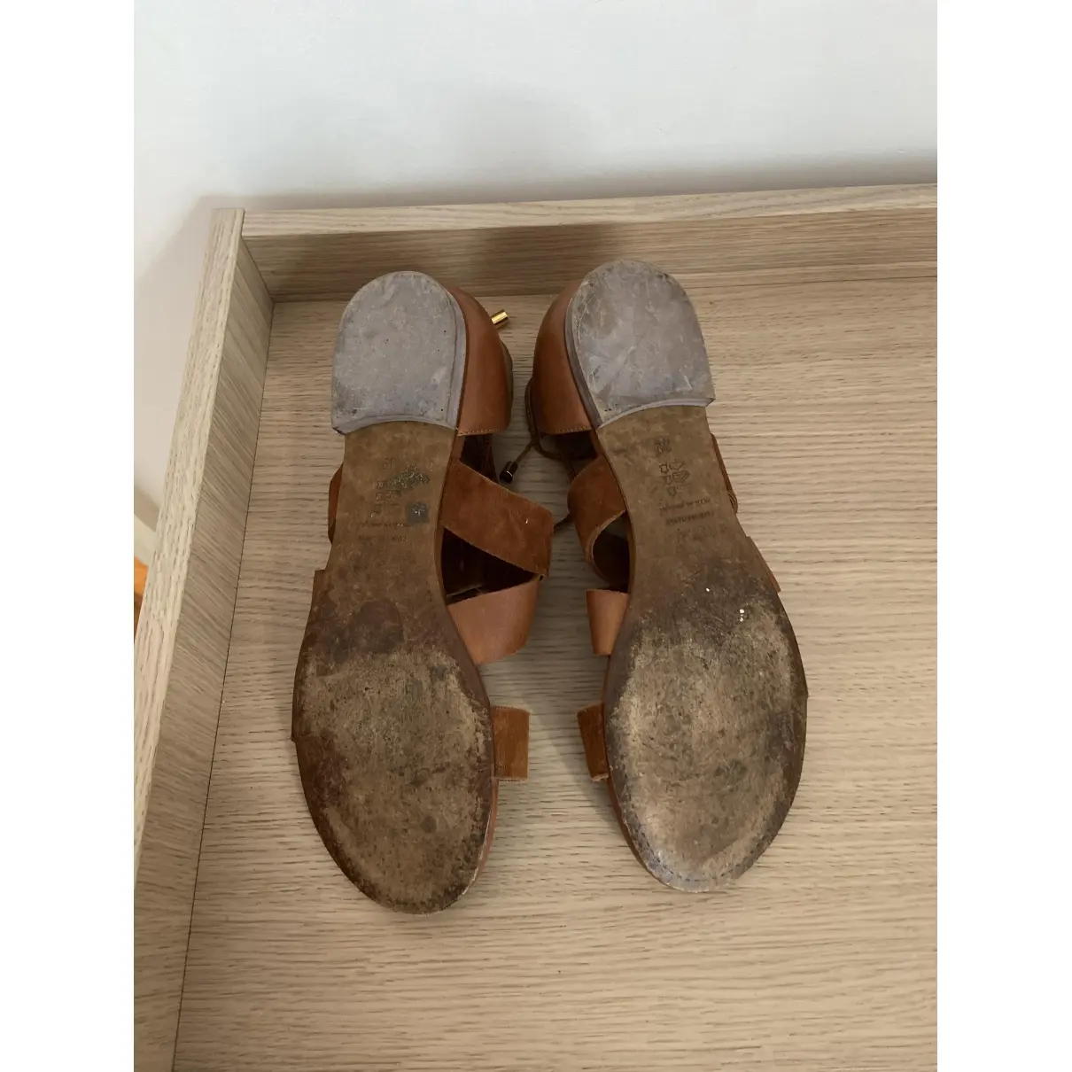 Leather sandal Sézane