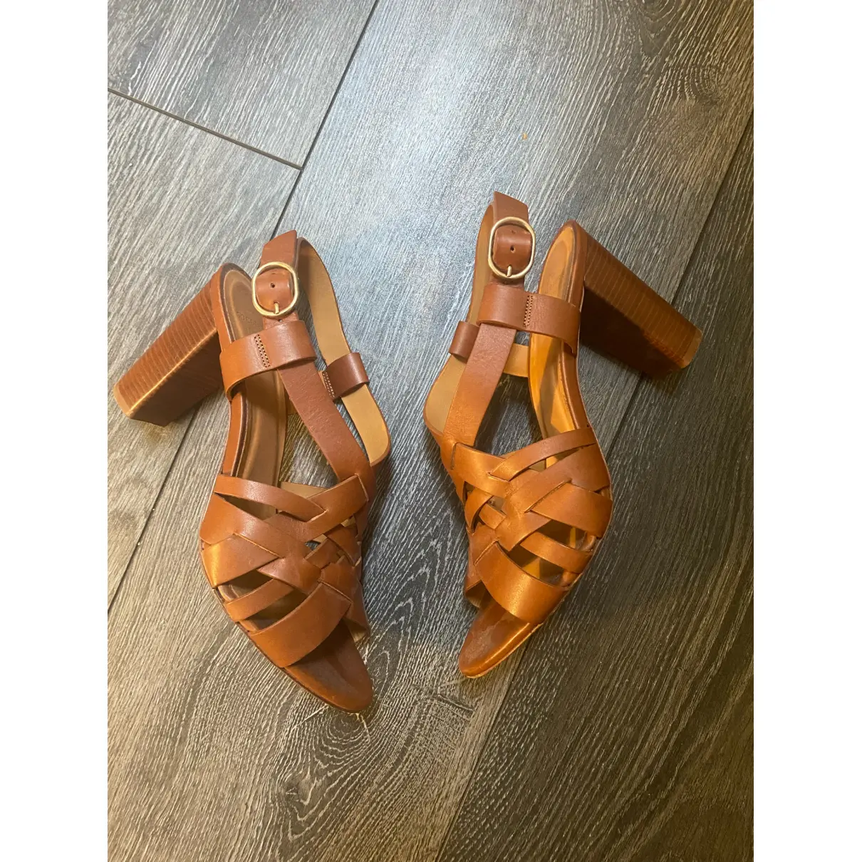 Leather sandal Sézane