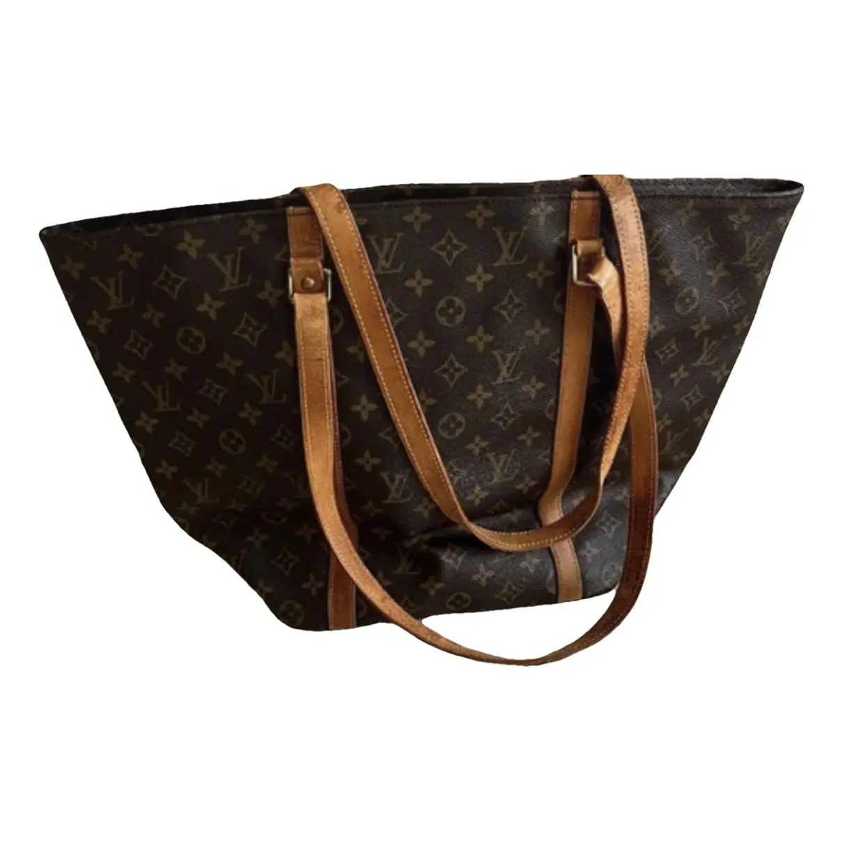 Shopping leather handbag