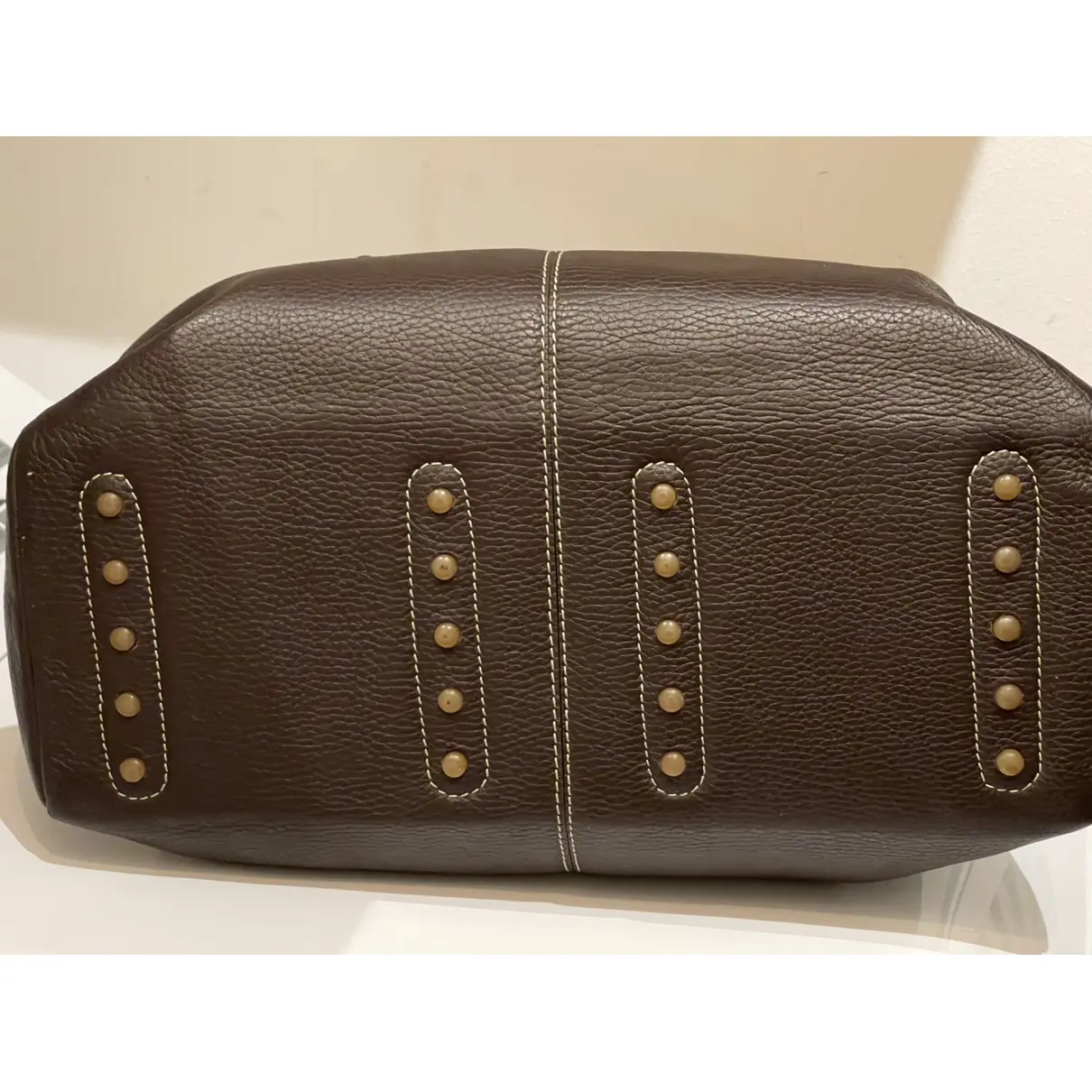 Shopping Media leather handbag Tod's - Vintage