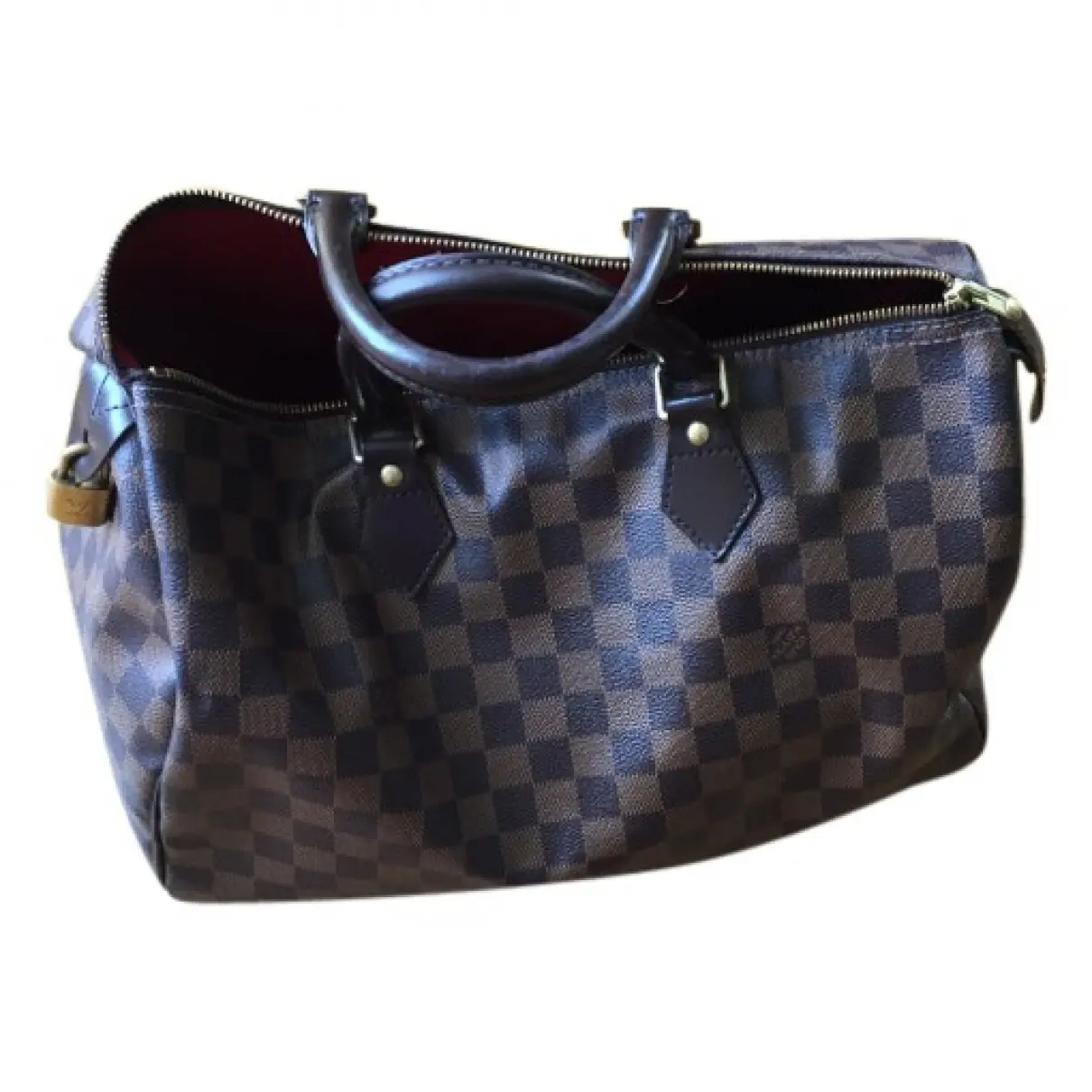 Leather Speedy handbag Louis Vuitton