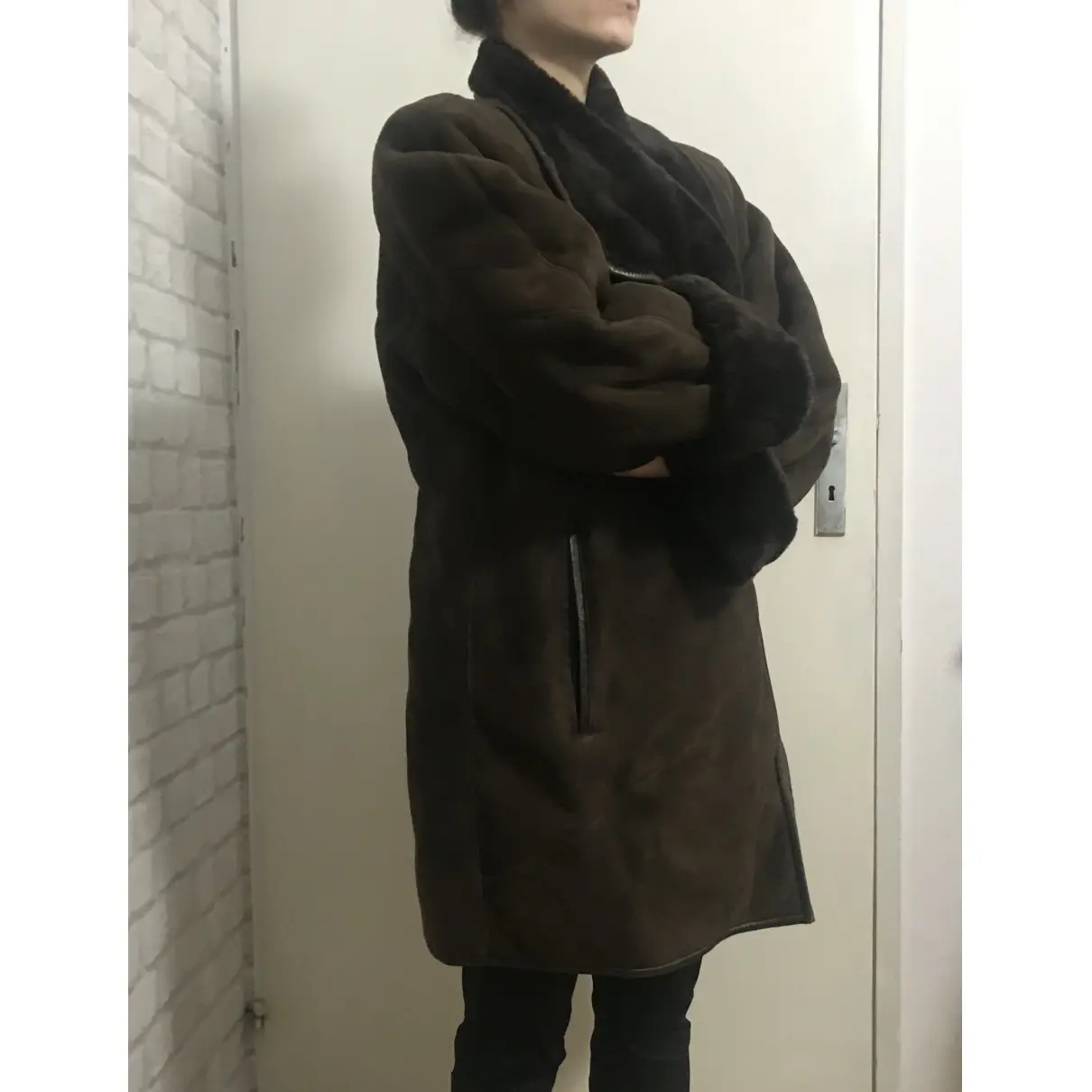Buy Sprung Frères Leather coat online