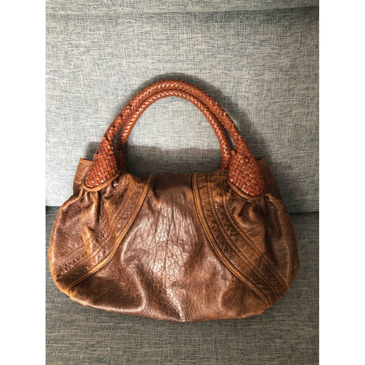 Spy leather handbag Fendi - Vintage