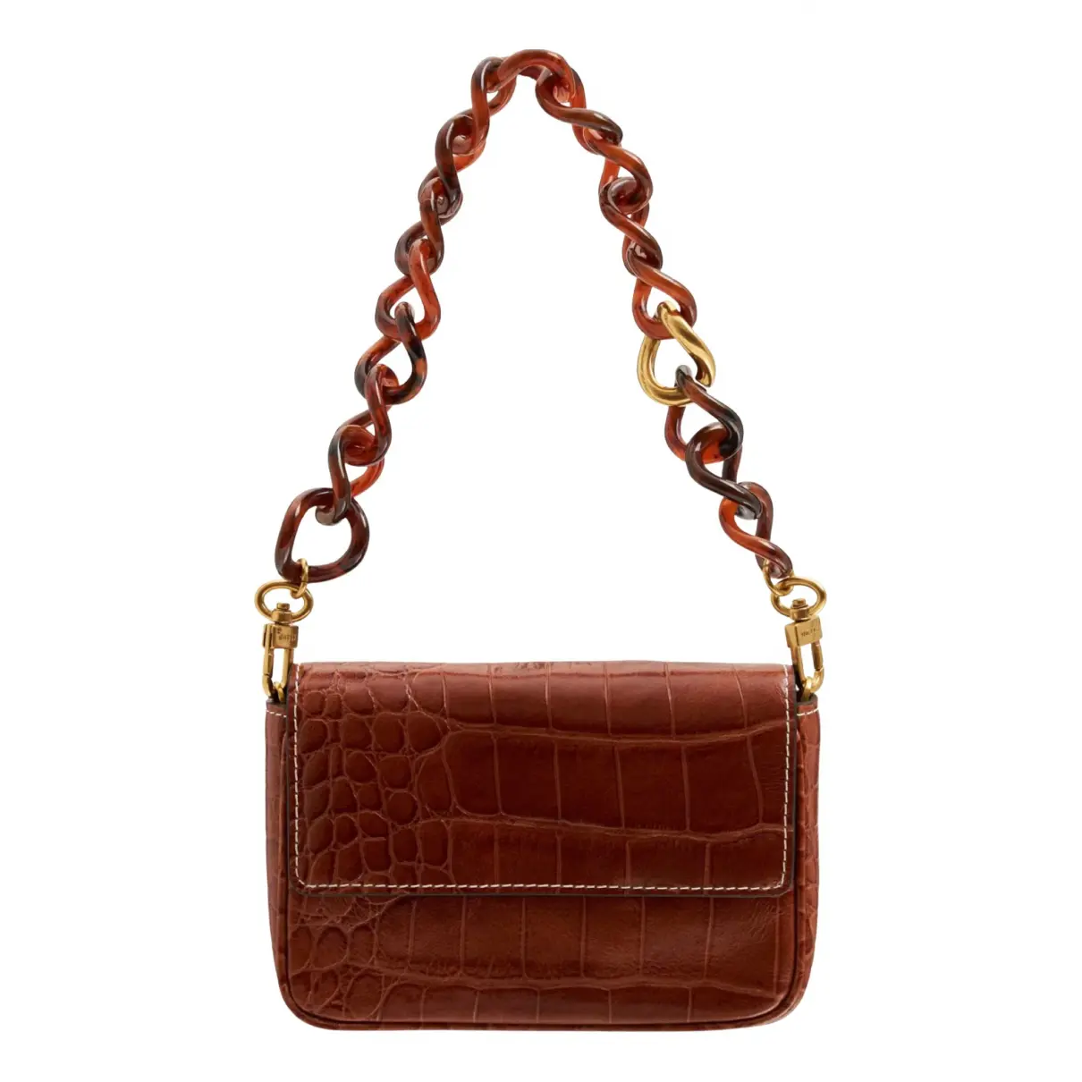 Leather handbag Staud