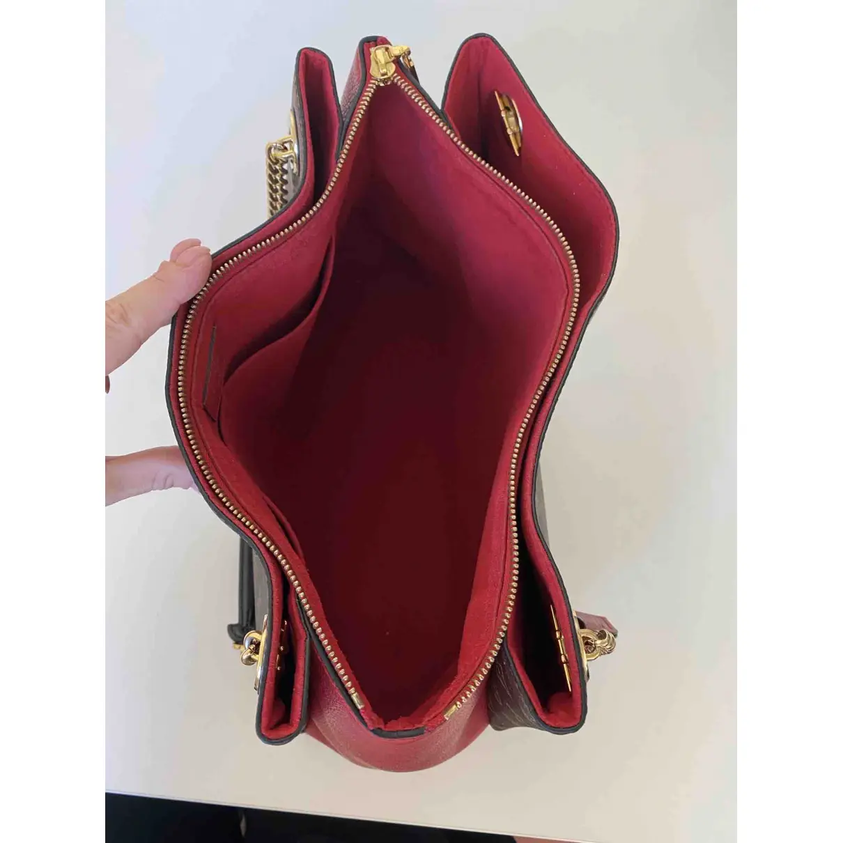 Surène leather handbag Louis Vuitton