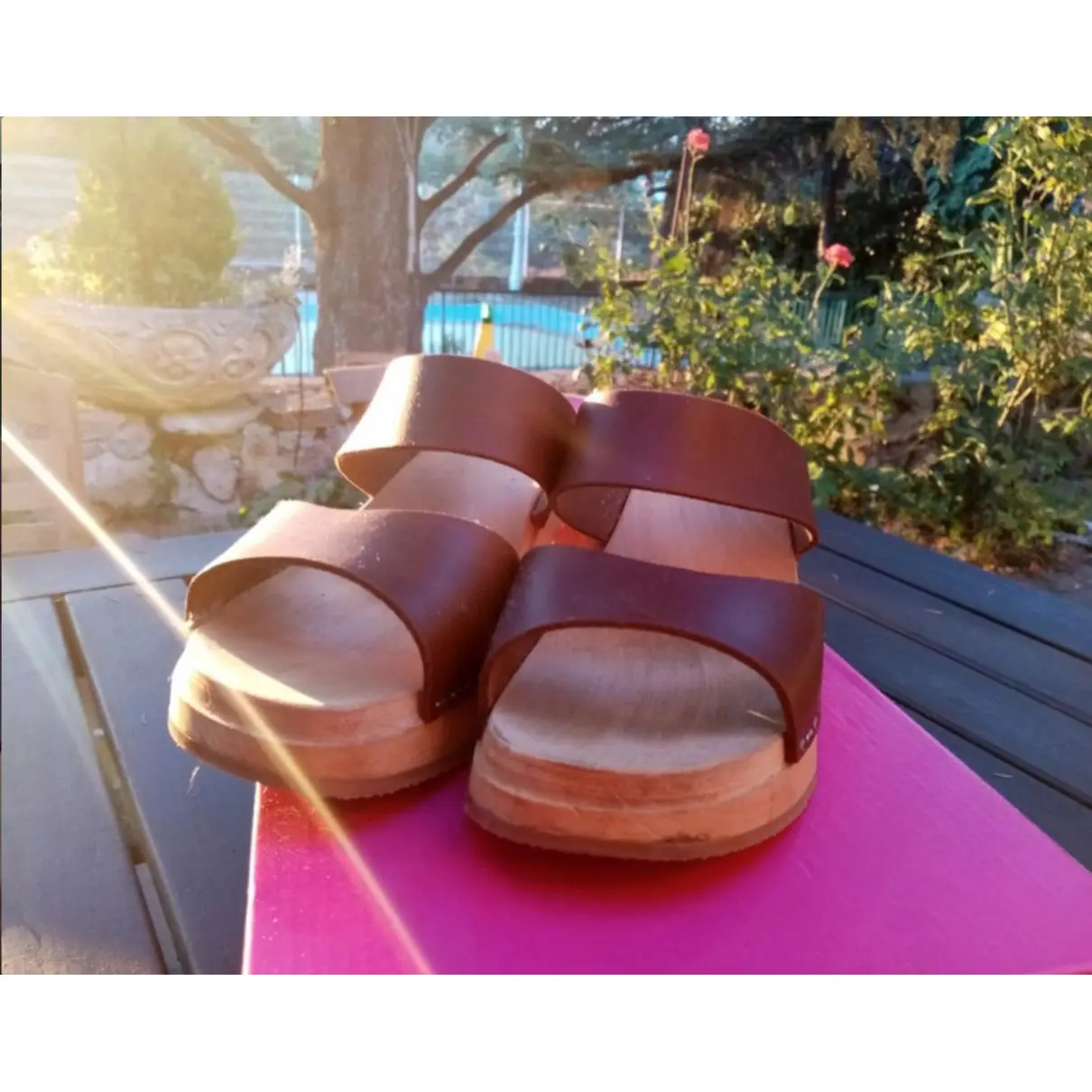 Leather mules & clogs Swedish Hasbeens
