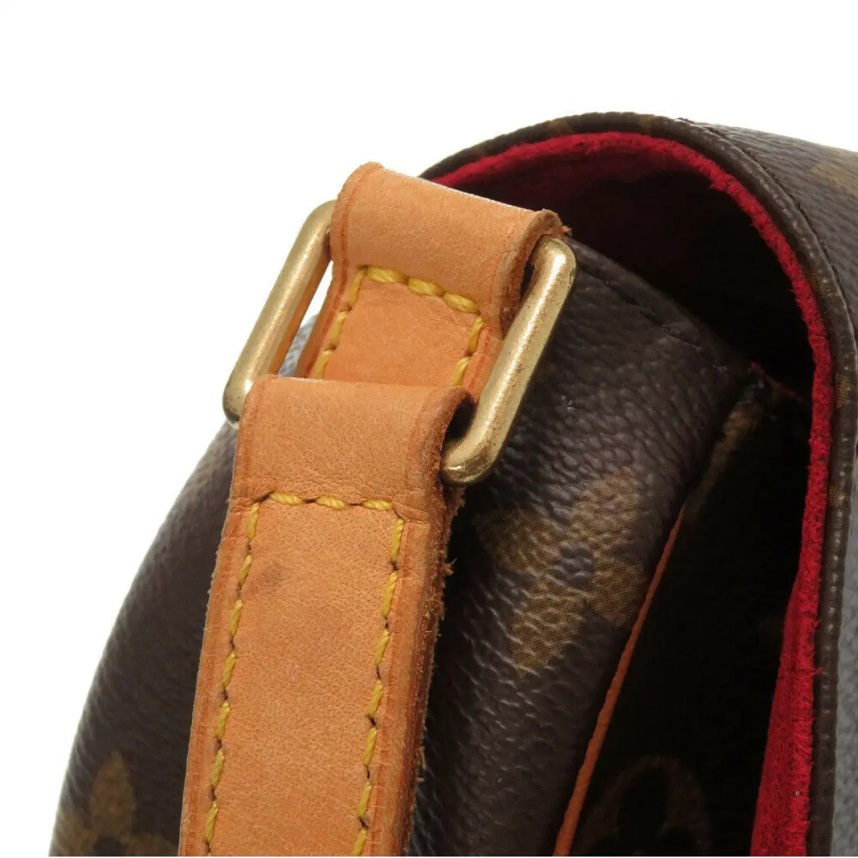 Tambourin Vintage leather handbag Louis Vuitton