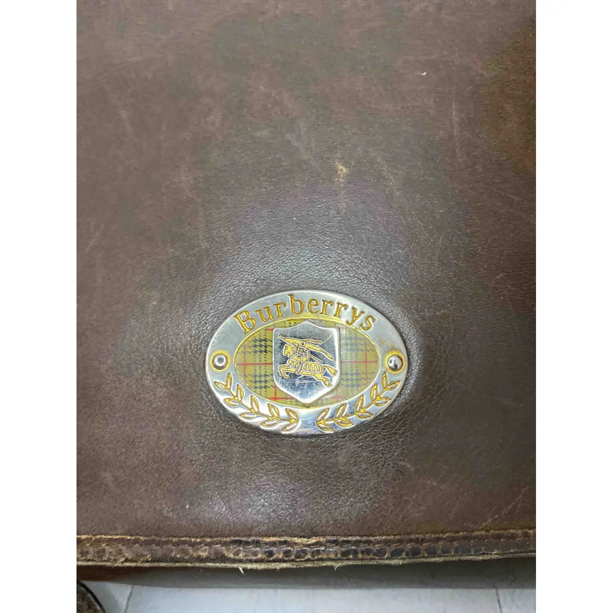 Buy Burberry TB bag leather handbag online