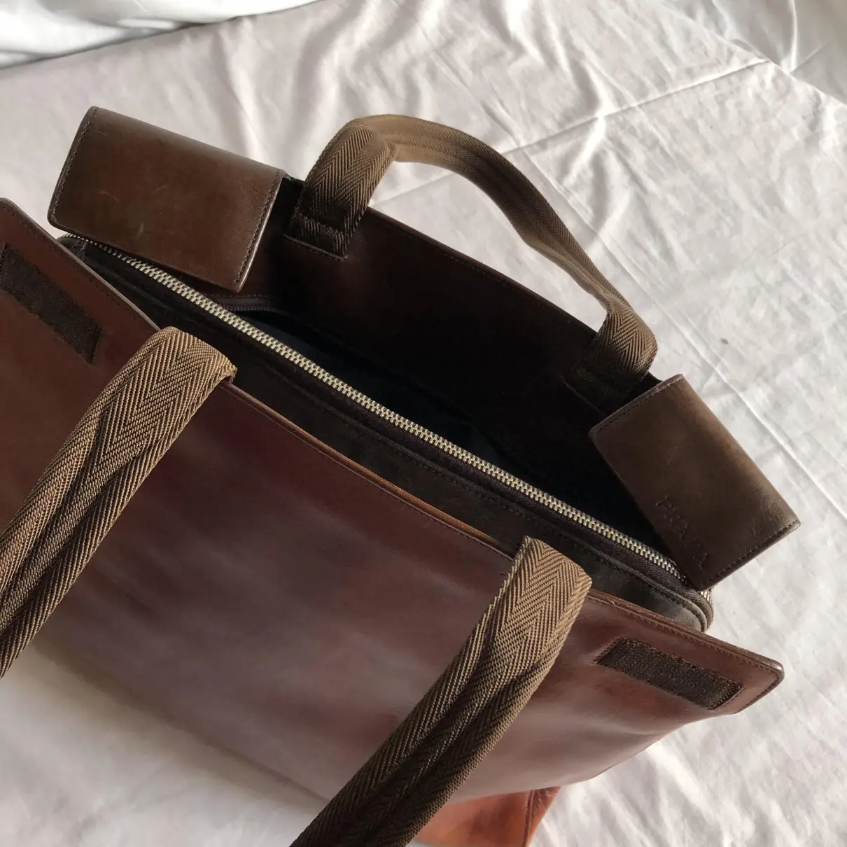Tessuto leather tote Prada - Vintage
