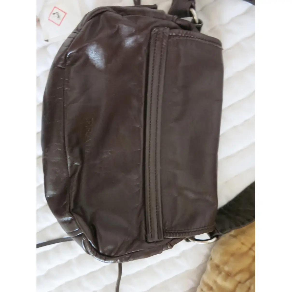 Buy Prada Tessuto leather handbag online - Vintage