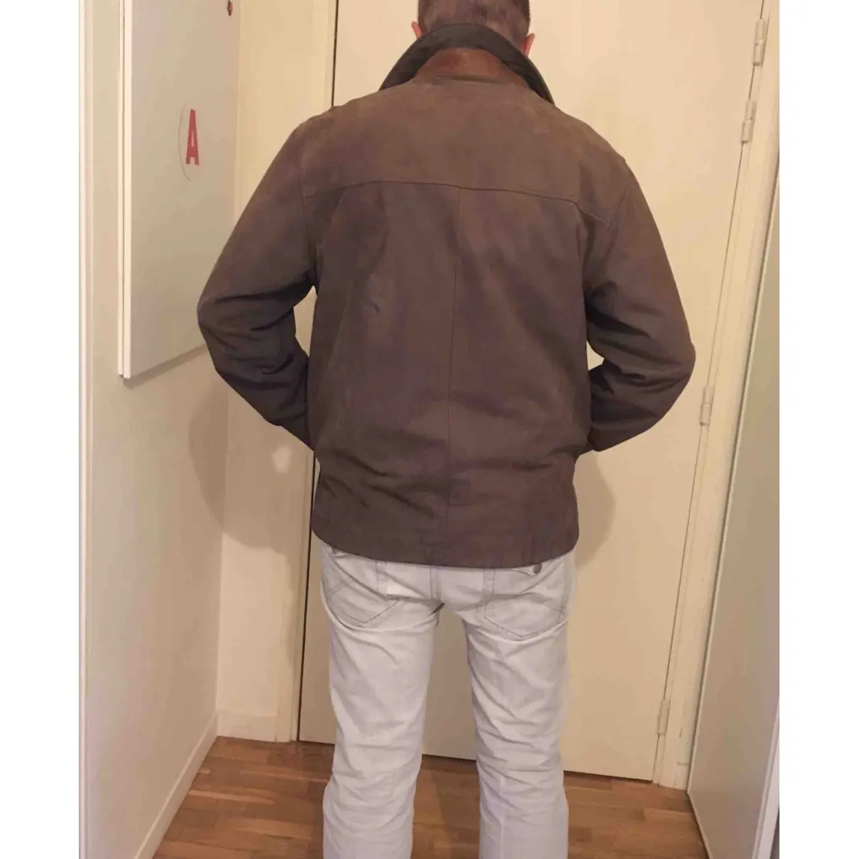 Timberland Leather coat for sale