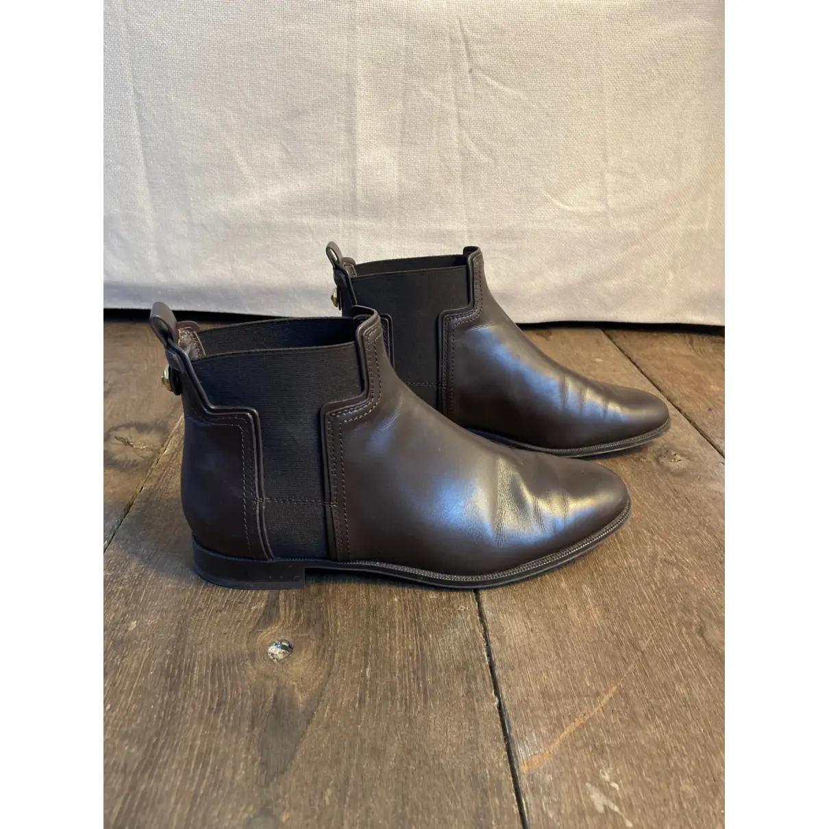 Buy Tod's Leather ankle boots online