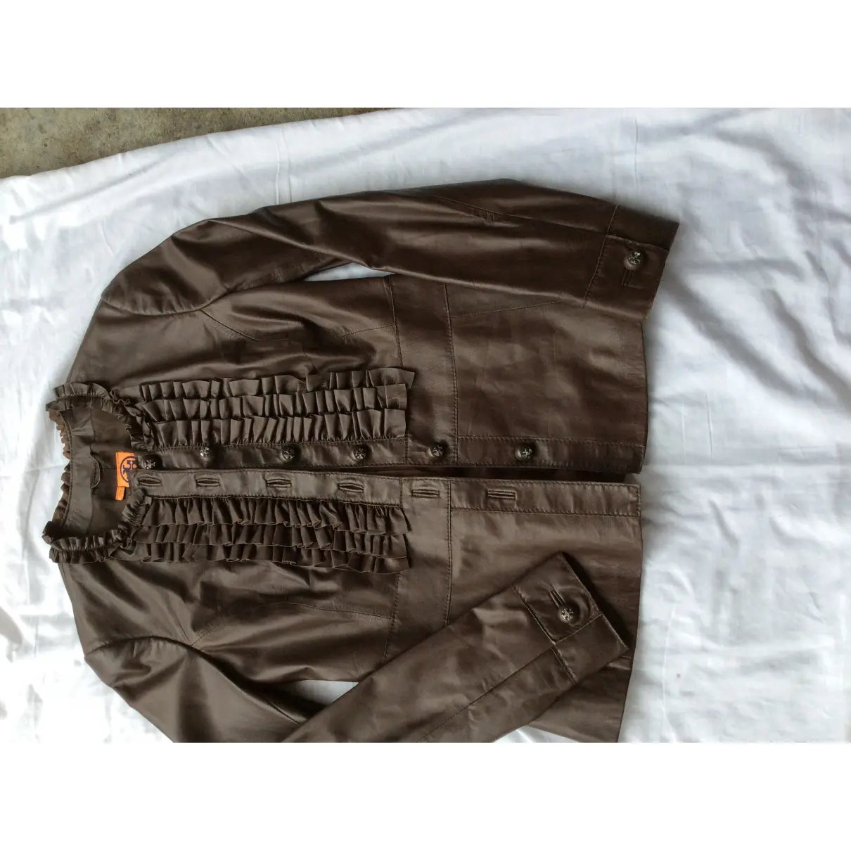 Buy Tory Burch Leather short vest online