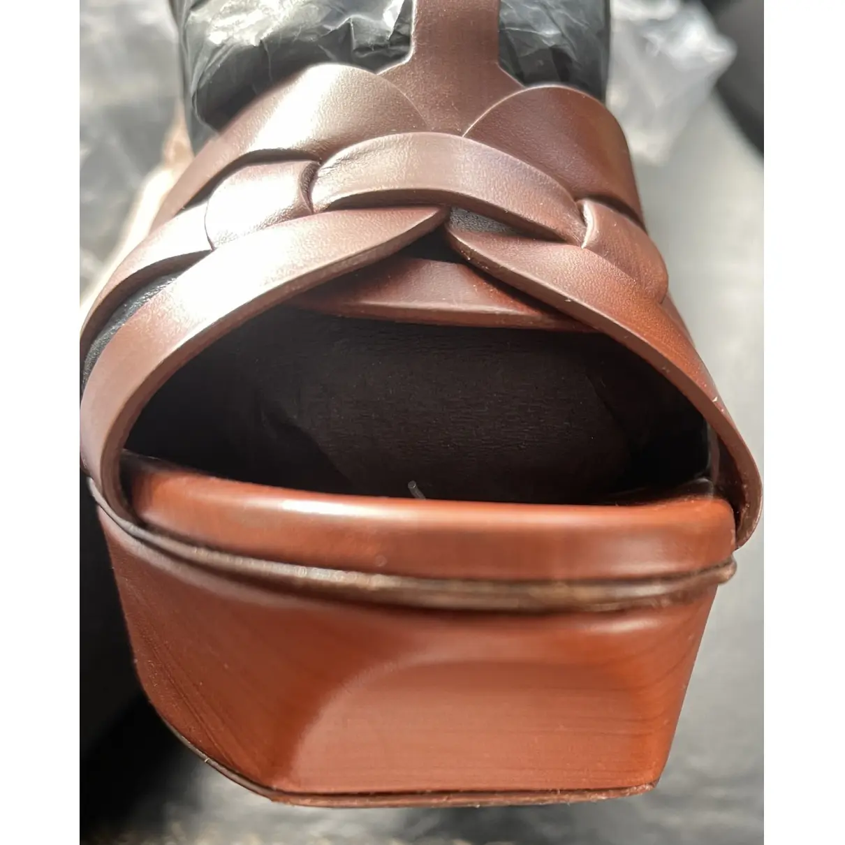 Tribute leather sandals Yves Saint Laurent