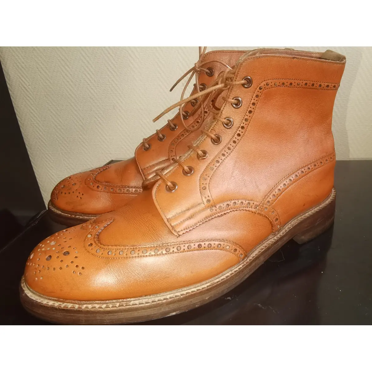 Leather boots Trickers London