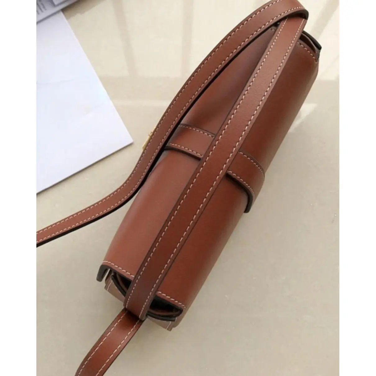 Buy Celine Triomphe leather handbag online
