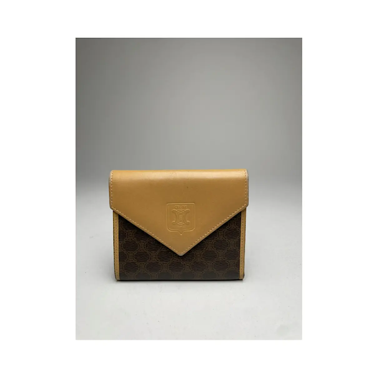 Triomphe leather wallet Celine - Vintage