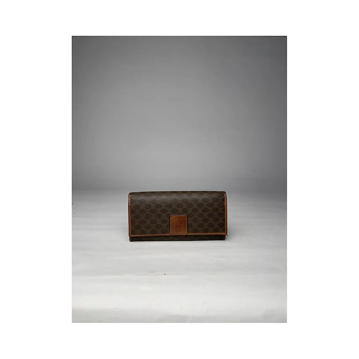 Triomphe Vintage leather wallet Celine - Vintage