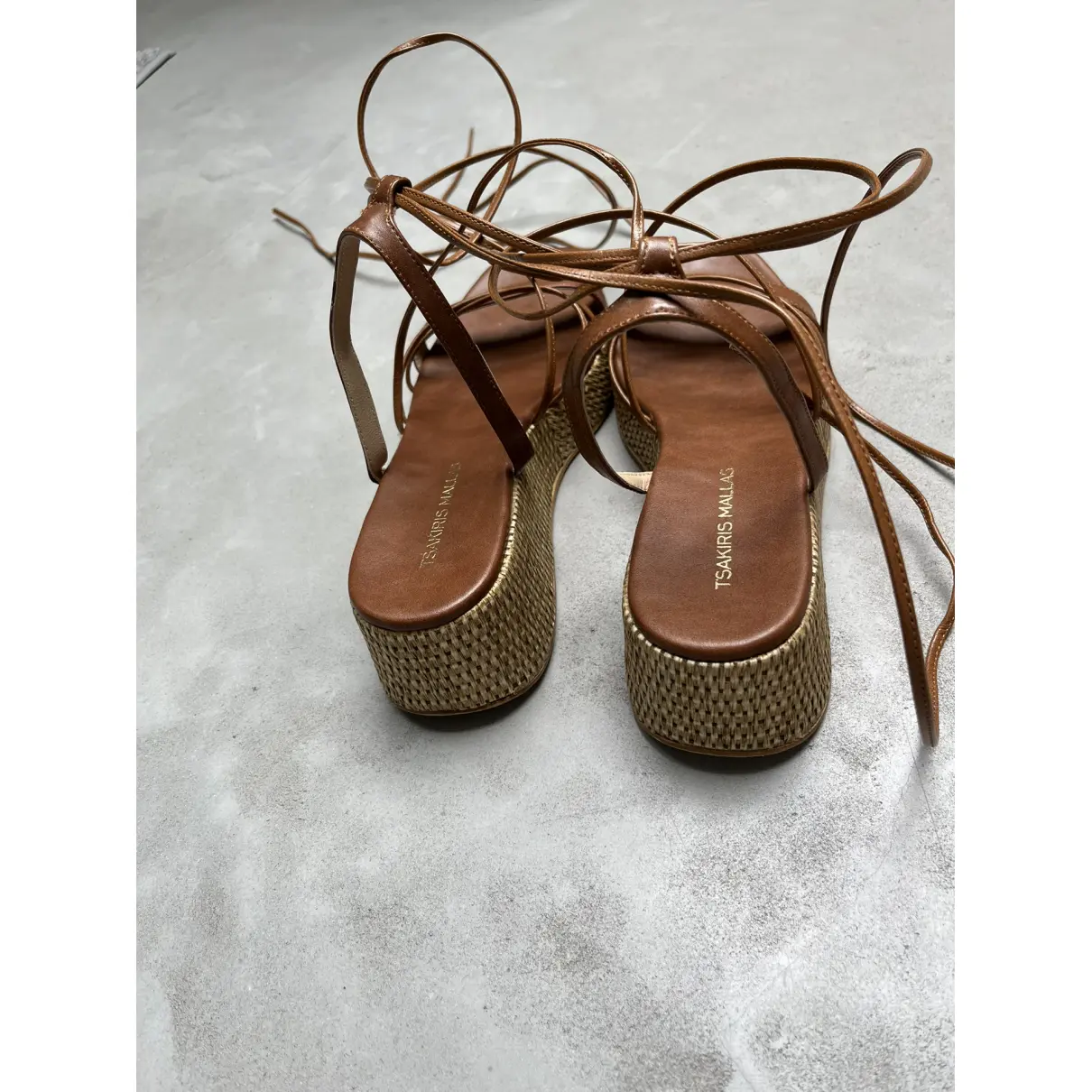 Buy TSAKIRIS MALLAS Leather sandal online
