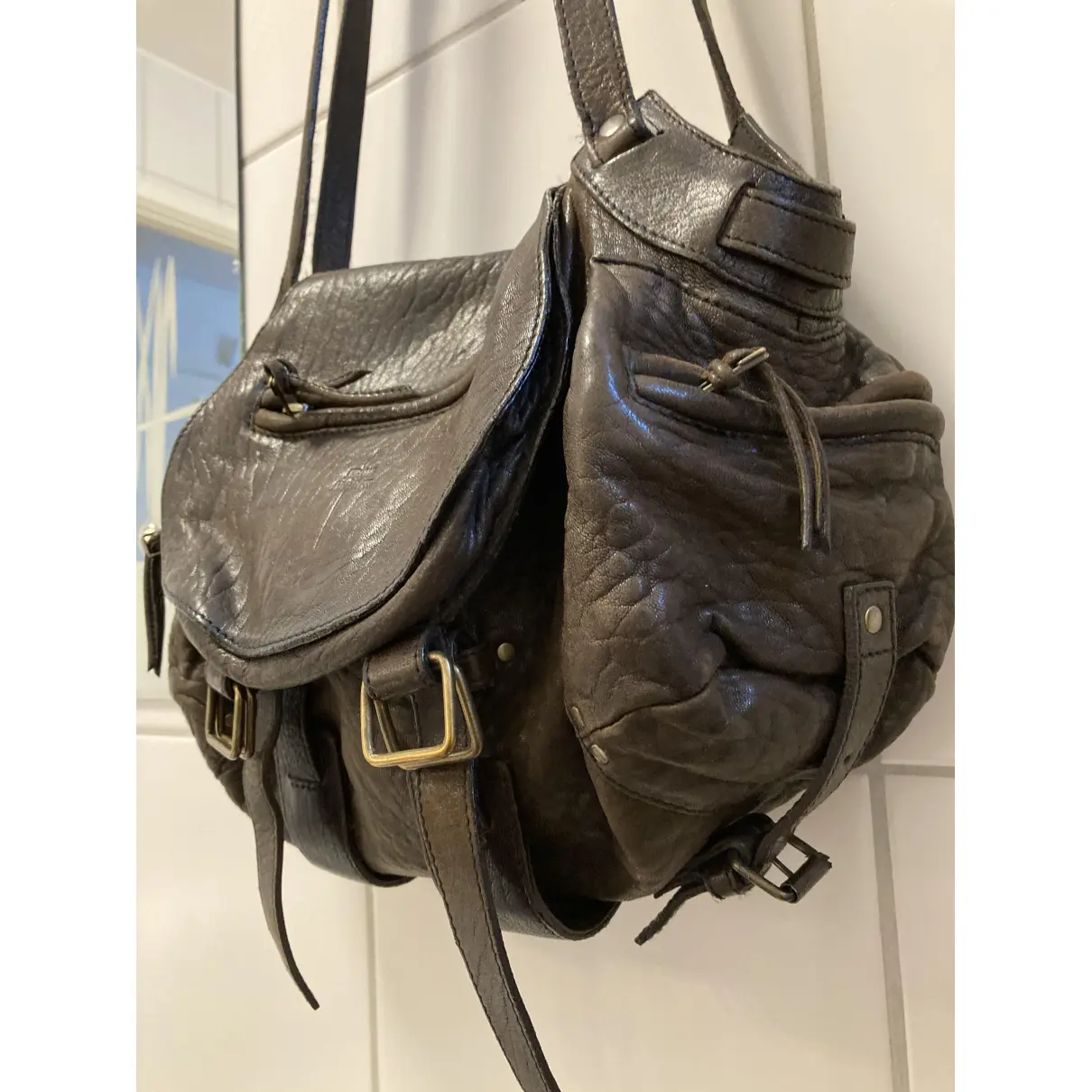Twee leather handbag Jerome Dreyfuss