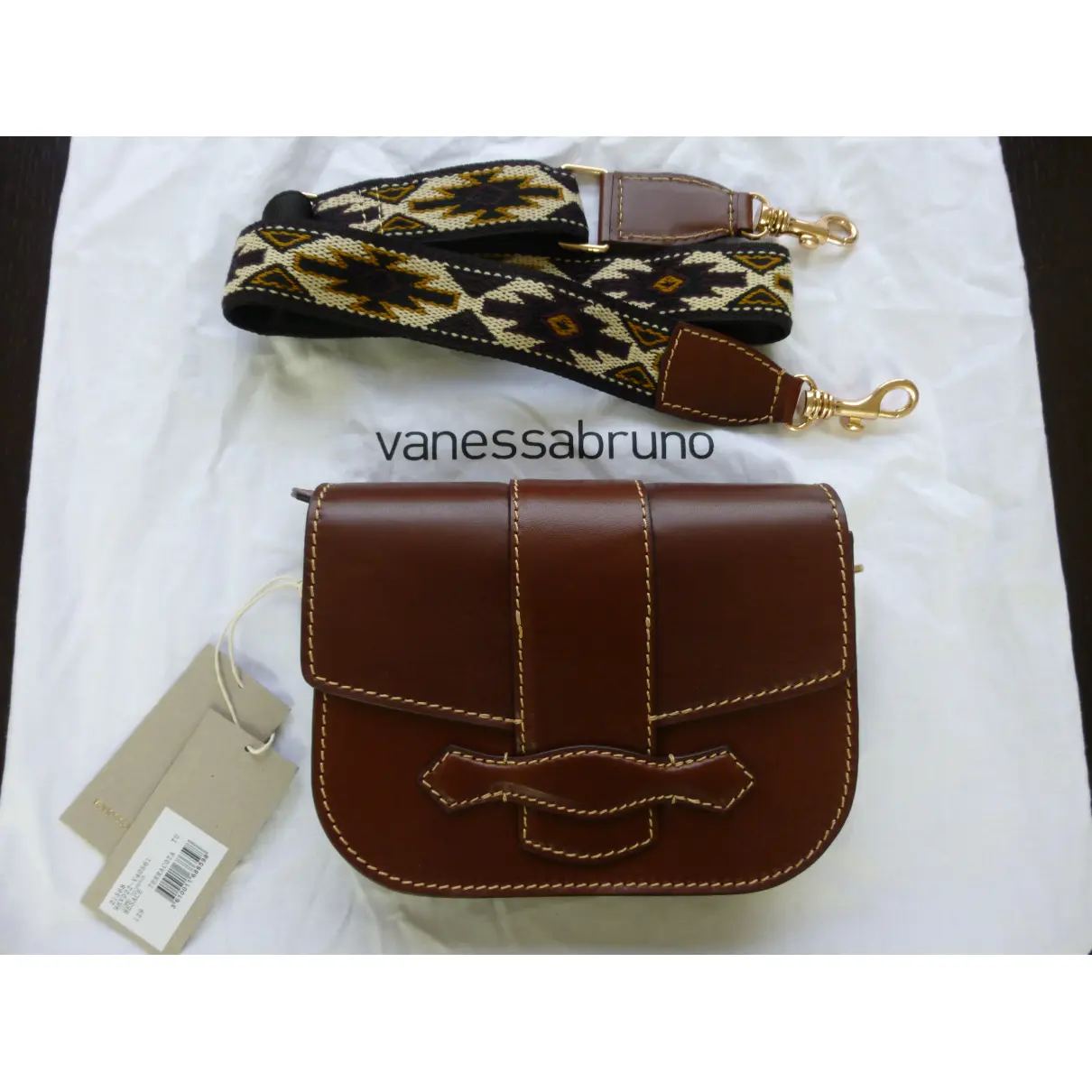 Leather crossbody bag Vanessa Bruno