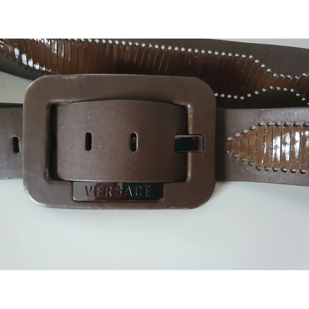 Buy Versace Leather belt online