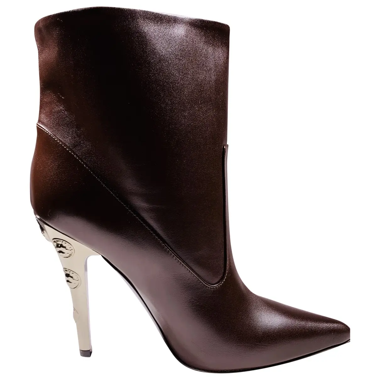 Leather ankle boots Versus - Vintage