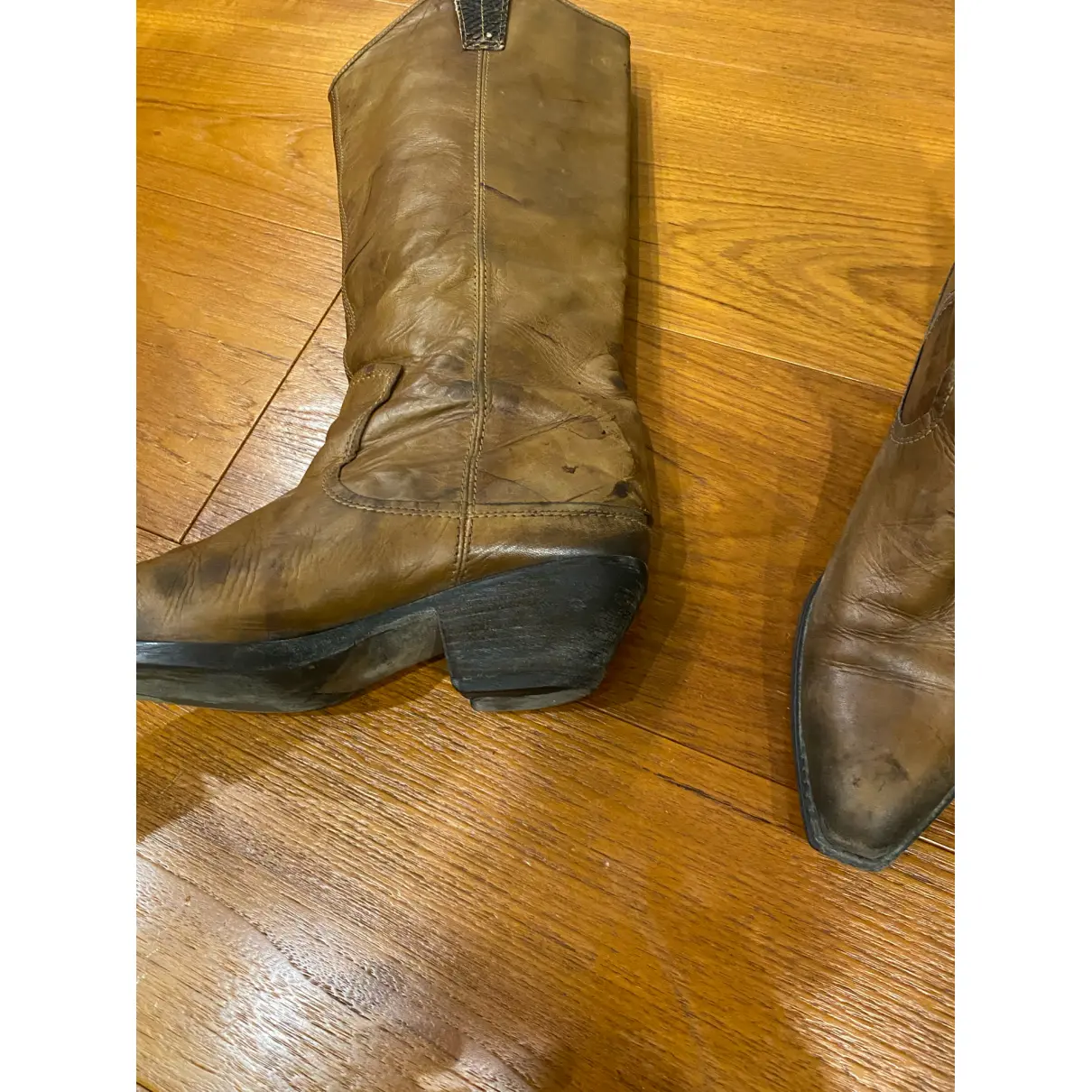 Leather cowboy boots Vic Matié