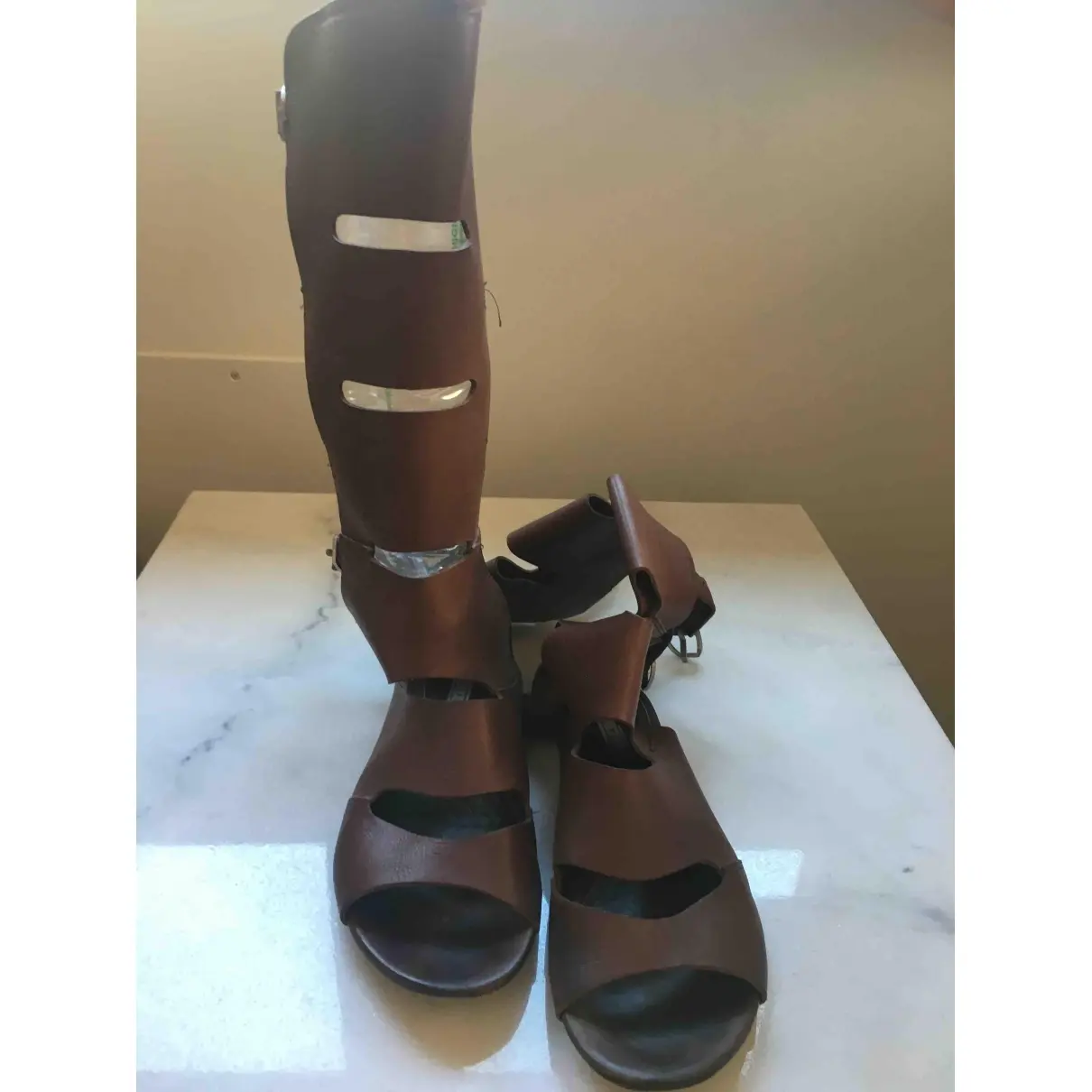 Vic Matié Leather sandal for sale