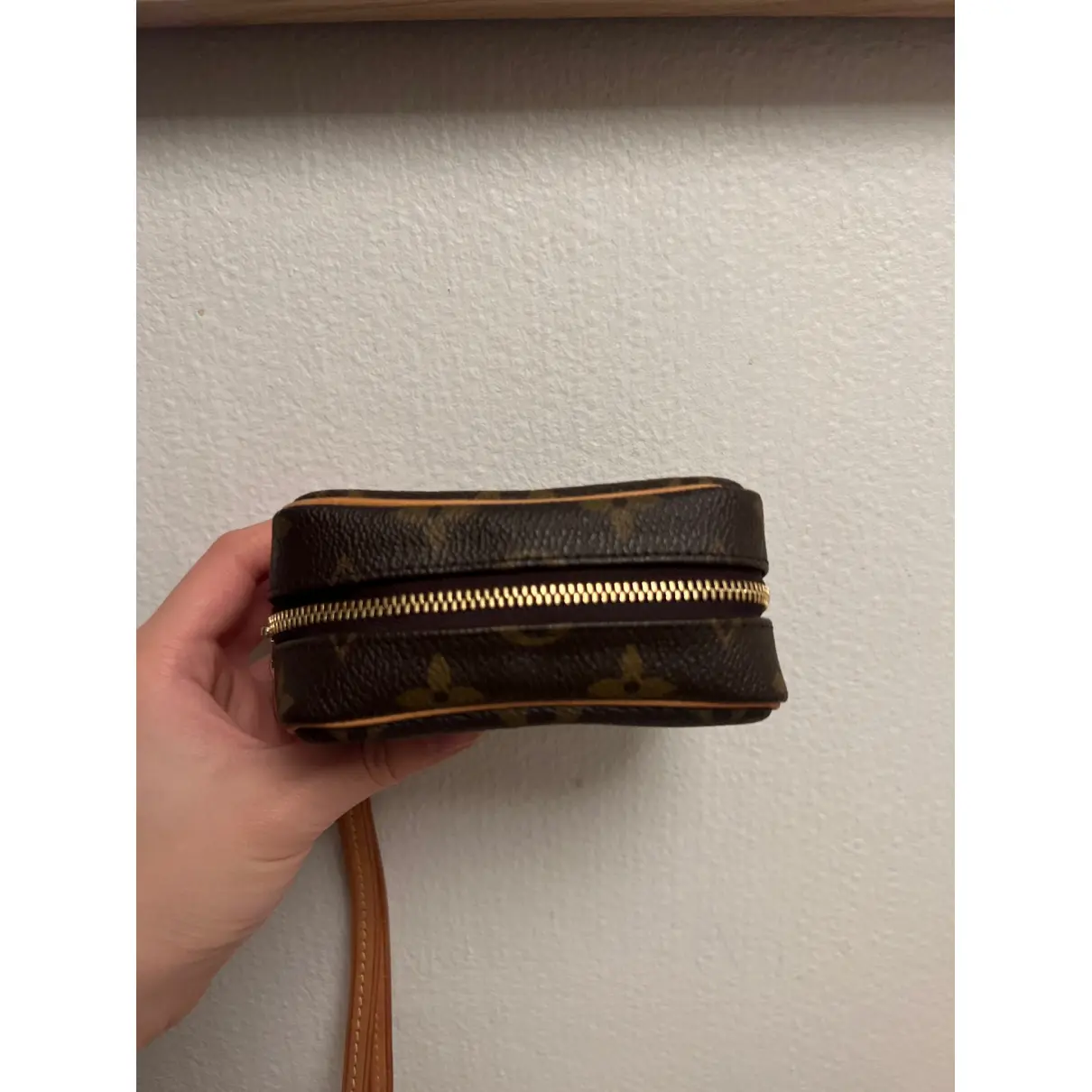 Wapity leather clutch bag Louis Vuitton - Vintage