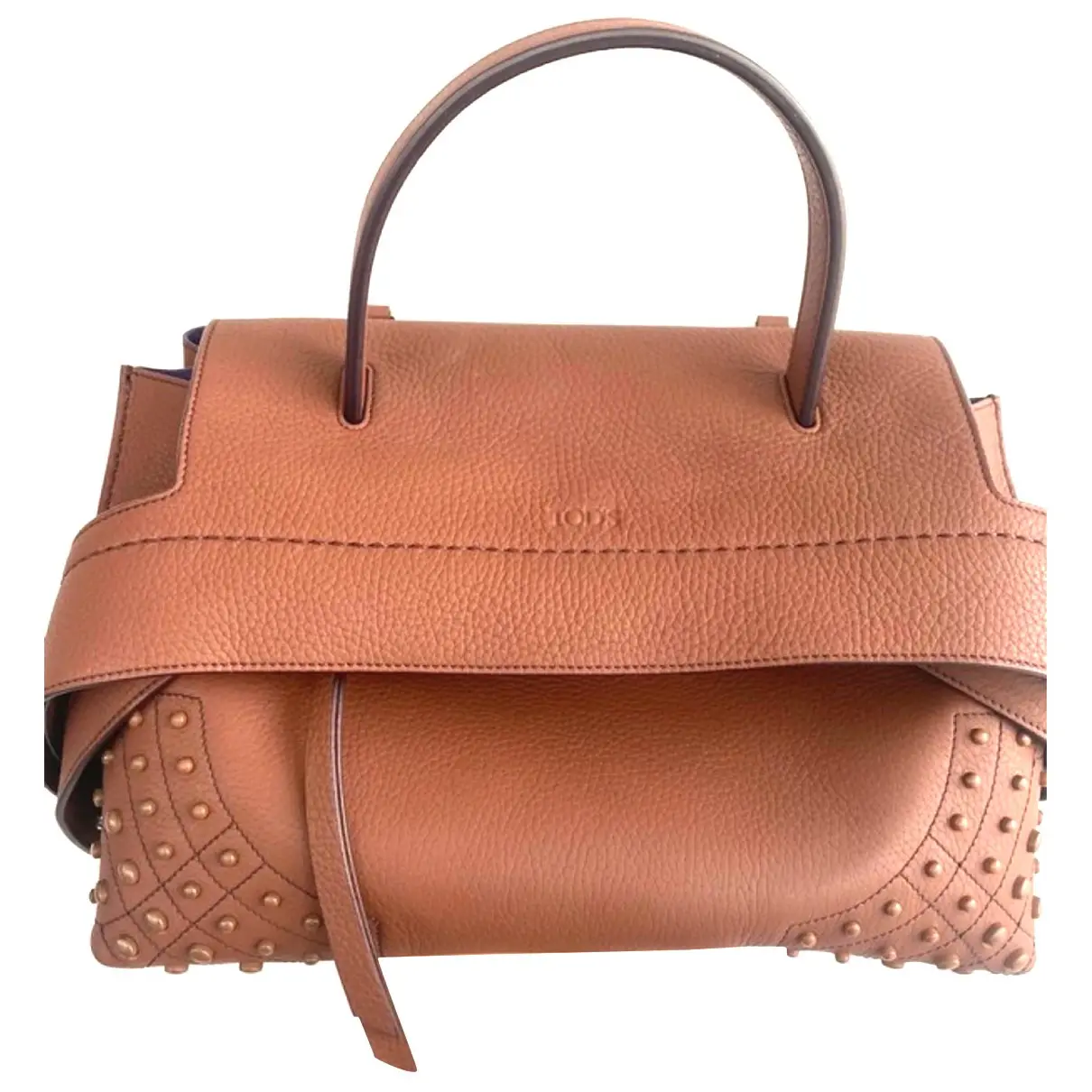 Wave leather handbag Tod's